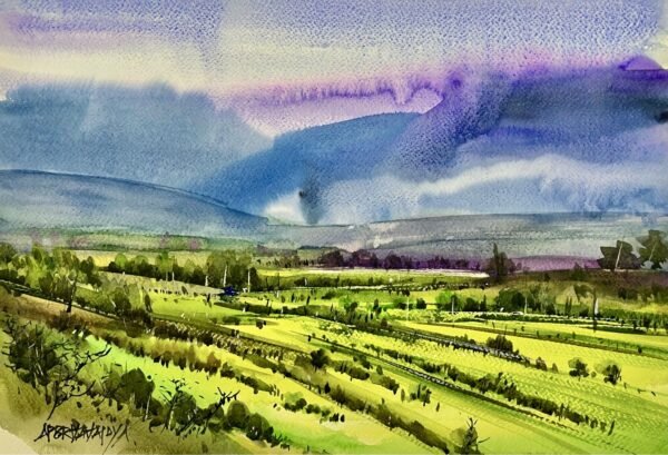 Apoorva Vaidya / Between Seasons / Size 11 x 15 inches / Watercolour on paper