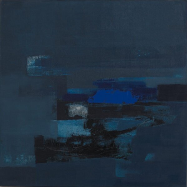 Sucheta Tarde / misty night / Size 30 x 30 inches / Acrylic on canvas