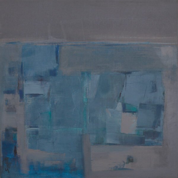 Sucheta Tarde / frost / Size 30 x 30 inches / Acrylic on canvas