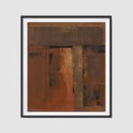 Sucheta Tarde / Morning birds eye view / Size 30 x 30 inches / Acrylic on canvas