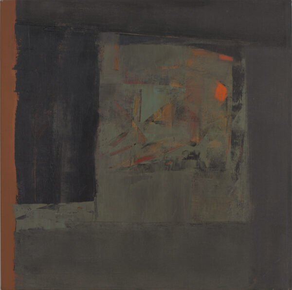 Sucheta Tarde / Windowpane / Size 26 x 26 inches / Acrylic on canvas