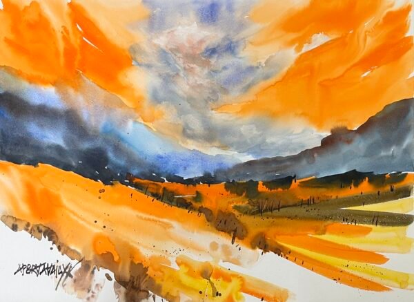 Apoorva Vaidya / Theog / Size 15 x 21 inches / Watercolour on paper