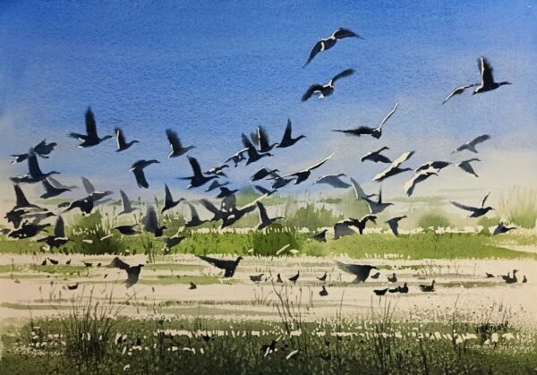 Vikas V. Patnekar / Ecstasy / Size 22 x 15 inches / Watercolour on D'Arches Paper