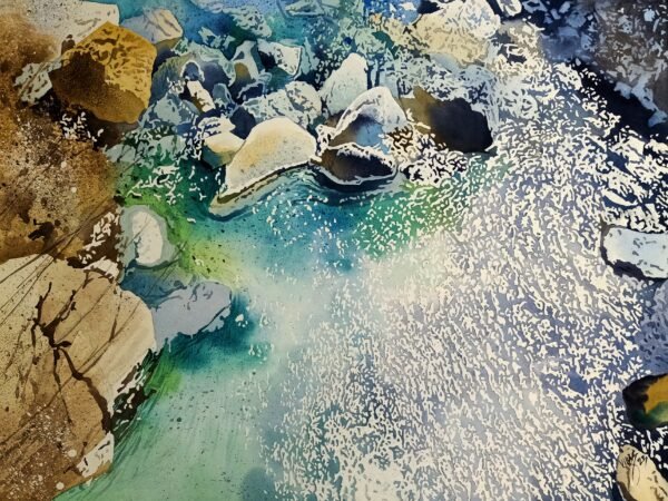 Vikas V. Patnekar / Sunday afternoon / Size 22 x 15 inches / Watercolour on D'Arches Paper