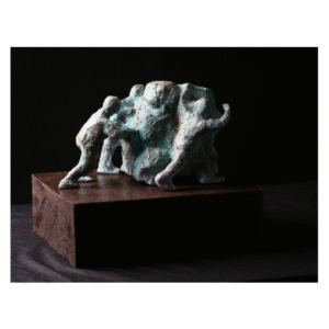 Pradeep V. Kamble / The desire to survive 1 / bronze / Size – 12 x 10 x 12