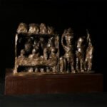 Pradeep V. Kamble / The Desire to Survive 2 /  Fiber Glass / Size – 16 x 11 x 12