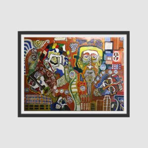 Madhusudhan Mahale / Alien Minds - A Multidimensional Perspective / Size 23 * 35 Inch