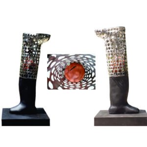 Pradeep V. Kamble / Middle Recess Mixmedia  / Size – 80 x 38 x 32