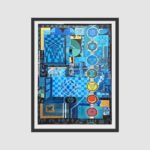 Madhusudhan Mahale / The Life - Golden Rectangles / Size 3 * 4.5 feet  / Acrylic on Canvas