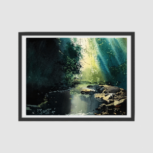 Vikas V. Patnekar / Lifting the Veil / Size 22 x 15 inches / Watercolour on D’Arches Paper