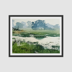 Vikas V. Patnekar / An early Winter / Size 22 x 15 inches / Watercolour on D’Arches Paper