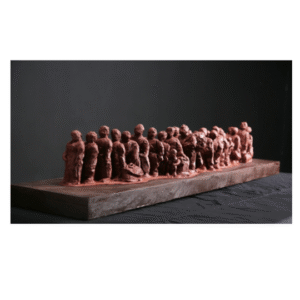 Pradeep V. Kamble / The Desire to Survive – 13 / Fibre Glass / Size – 48 x 10 x 9
