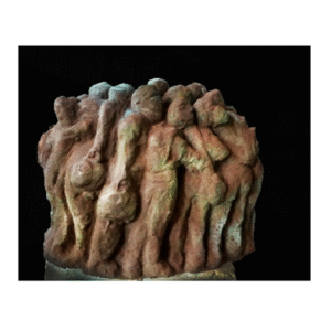 Pradeep V. Kamble / The Desire to Survive – 15 / Bronze / Size – 17 x 13 x 14