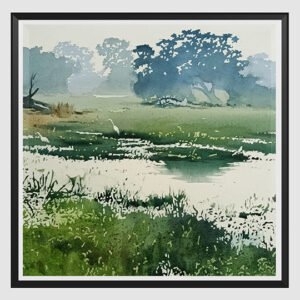 Vikas V. Patnekar / An early Winter / Size 22 x 15 inches / Watercolour on D’Arches Paper