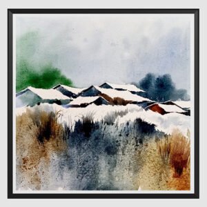 Vikas V. Patnekar / Exotic Kashmir / Size 22 x 15 inches / Watercolour on D’Arches Paper