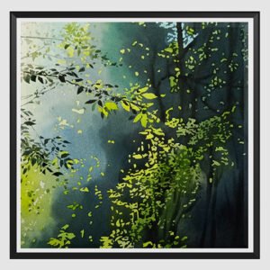 Vikas V. Patnekar / New born foliage / Size 22 x 15 inches / Watercolour on D’Arches Paper