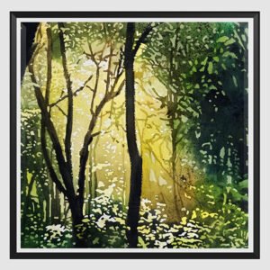 Vikas V. Patnekar / Silent glimpses / Size 22 x 15 inches / Watercolour on D’Arches Paper