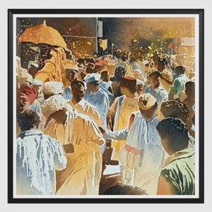 Vikas V. Patnekar / The Rush within / Size 22 x 15 inches / Watercolour on D’Arches Paper