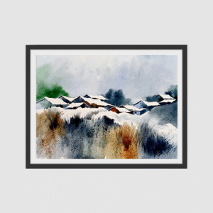 Vikas V. Patnekar / Exotic Kashmir / Size 22 x 15 inches / Watercolour on D’Arches Paper