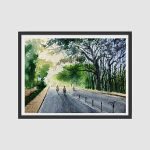 Vikas V. Patnekar / Light of the season / Size 11 x 7.5 inches / Watercolour on D’Arches Paper